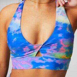 Fabletics Oasis Twist Medium Impact Sports‎ Bra Size Med/Large